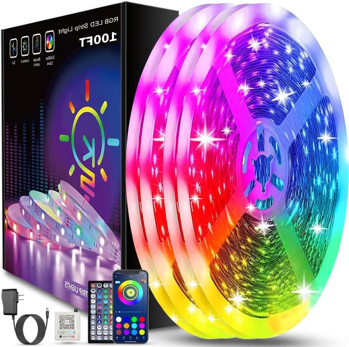 Ledstrips - Verlichting - Feestelijke sfeer - Geanimeerde effecten - 36 watt - Meerkleurig