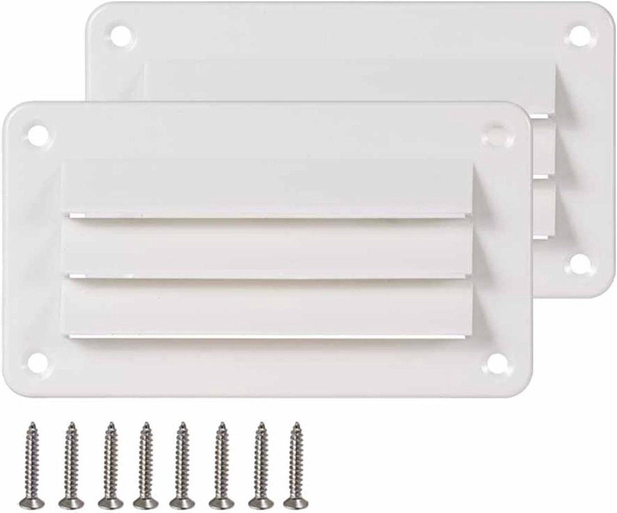 RV Ventilatie Outlet - Air Vent Louvre - Ventilatie Camper Boot - Afgeronde Hoeken