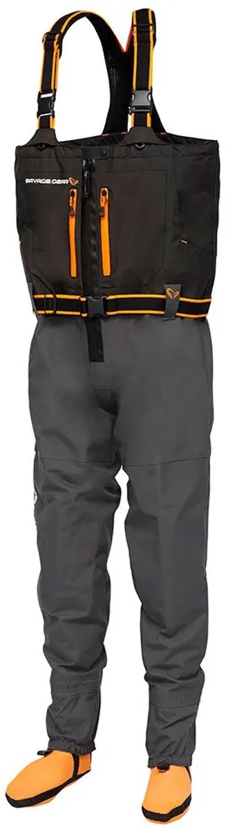 Savage Gear Sg8 Ademende Waadpak Grijs EU 48-49 / XLL Man