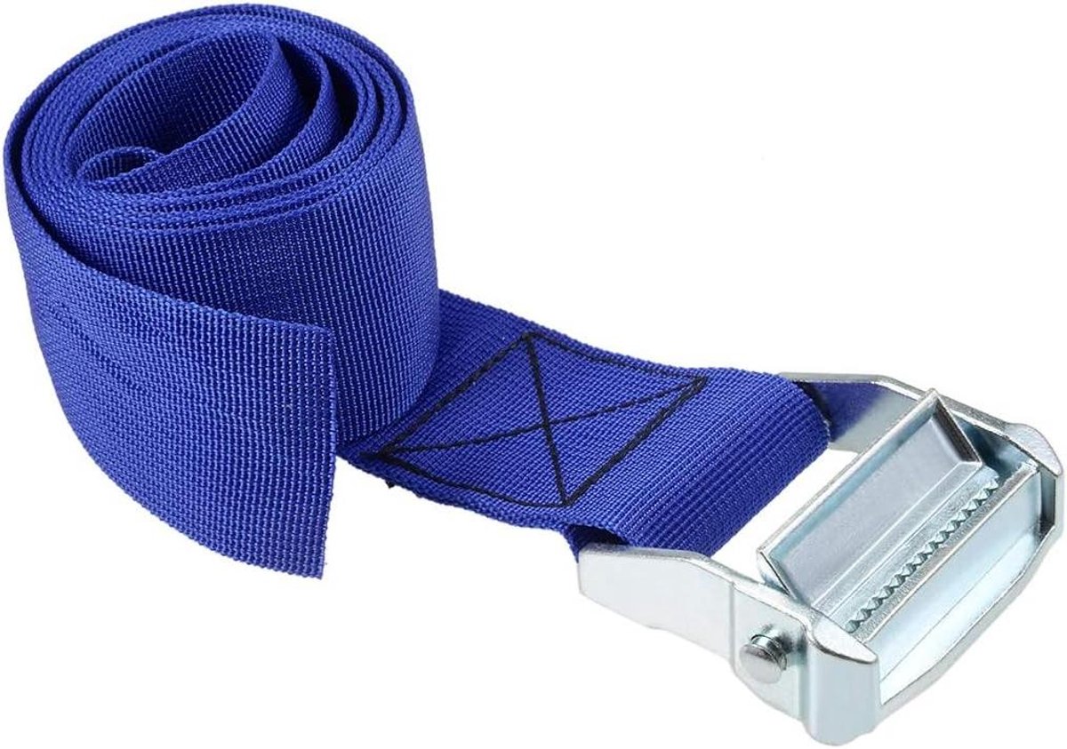 Spanband met Cam Gesp - Lading Zekeren - Vervoer Beveiligen - Hoge Werkbelasting - 0.8m x 5cm - Oranje