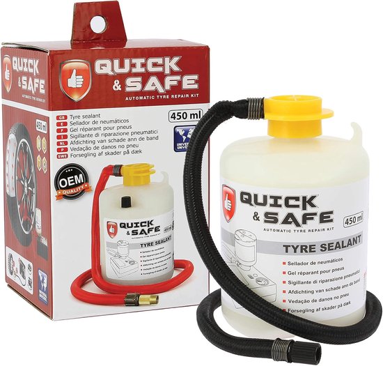 Universele Reservefles - Navulverpakking Banden - Banden Repareren - Dicht Lekken 5mm - 450 ml - null van Universele — afbeelding 4