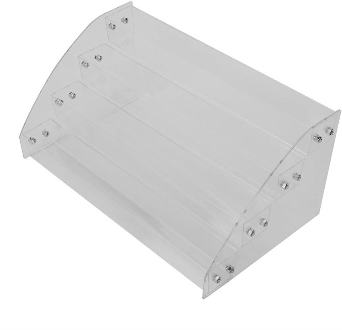 Auto Brillendoos - Zonnebril Houder - Auto Opbergen - Meertraps Ontwerp - 30 x 21 x 16 cm - Transparant