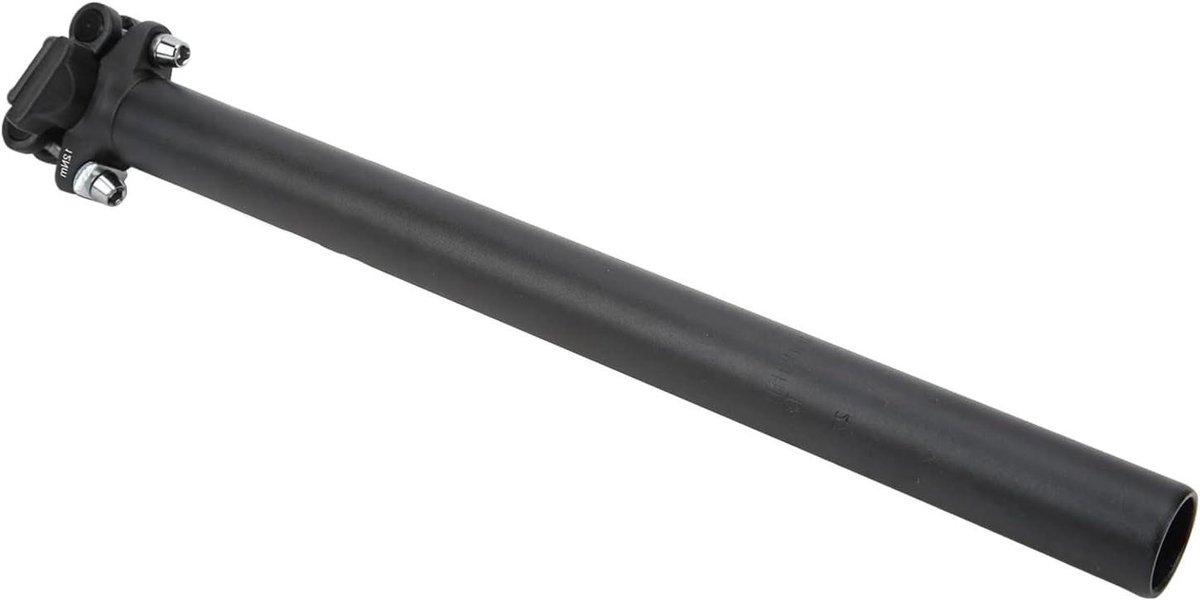 Fiets Zadelpen - Zadelbuis Fiets - Comfortabel Fietsen - Verstelbare Hoek - 27.2 x 350 mm - Zwart