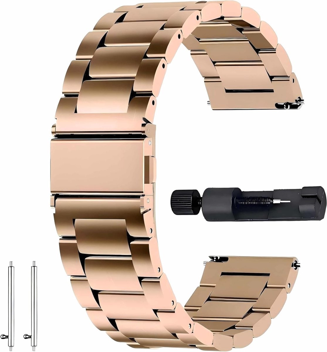 Stalen Horlogeband 20mm voor Garmin Forerunner en Vivoactive - Duurzame Vervangband voor Mannen en Vrouwen met Stijlvol Ontwerp