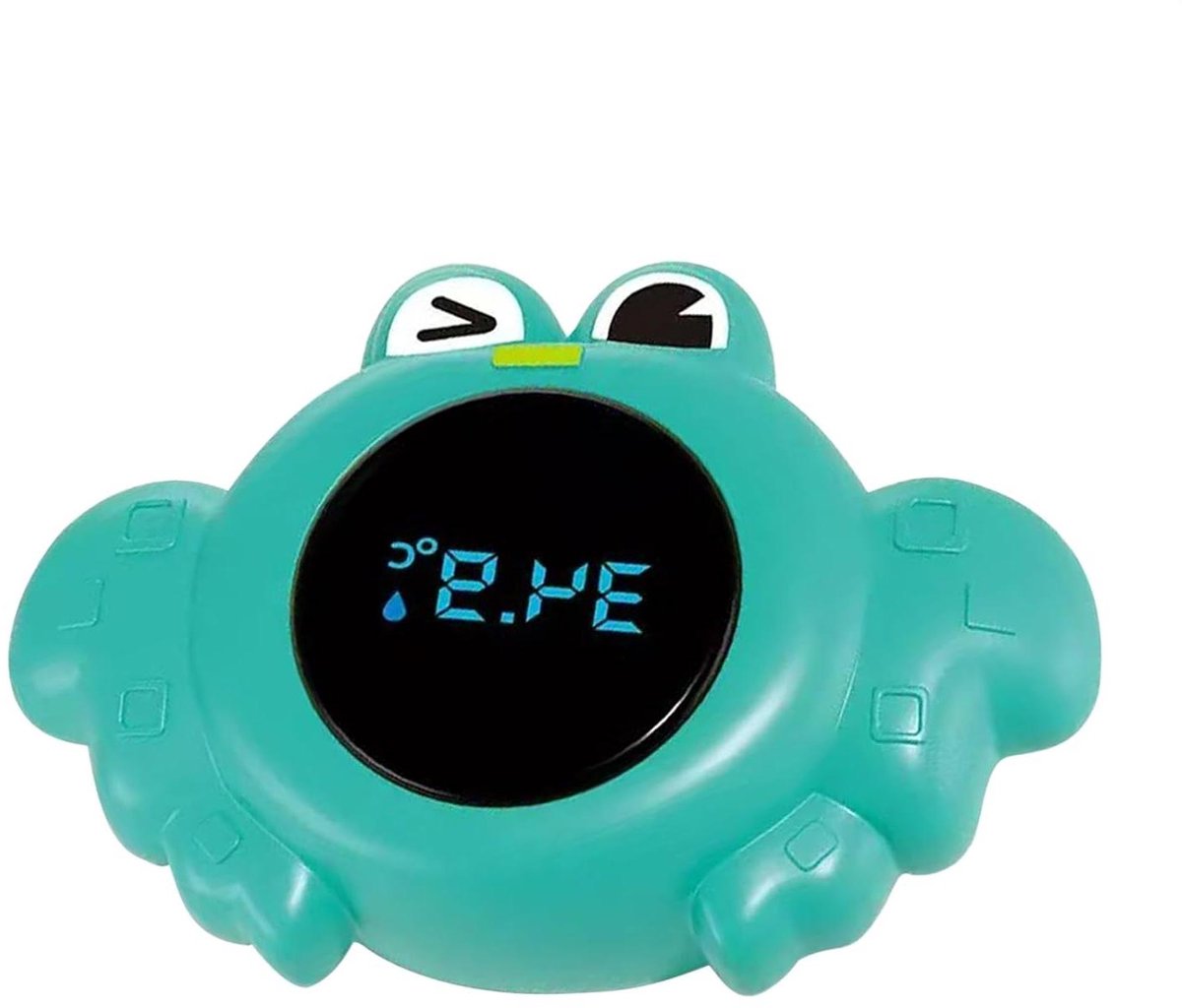 Badthermometer Kind - Waterthermometer Baby - Veilig Baden - Realtime Temperatuurmeting - 12 cm - Groen