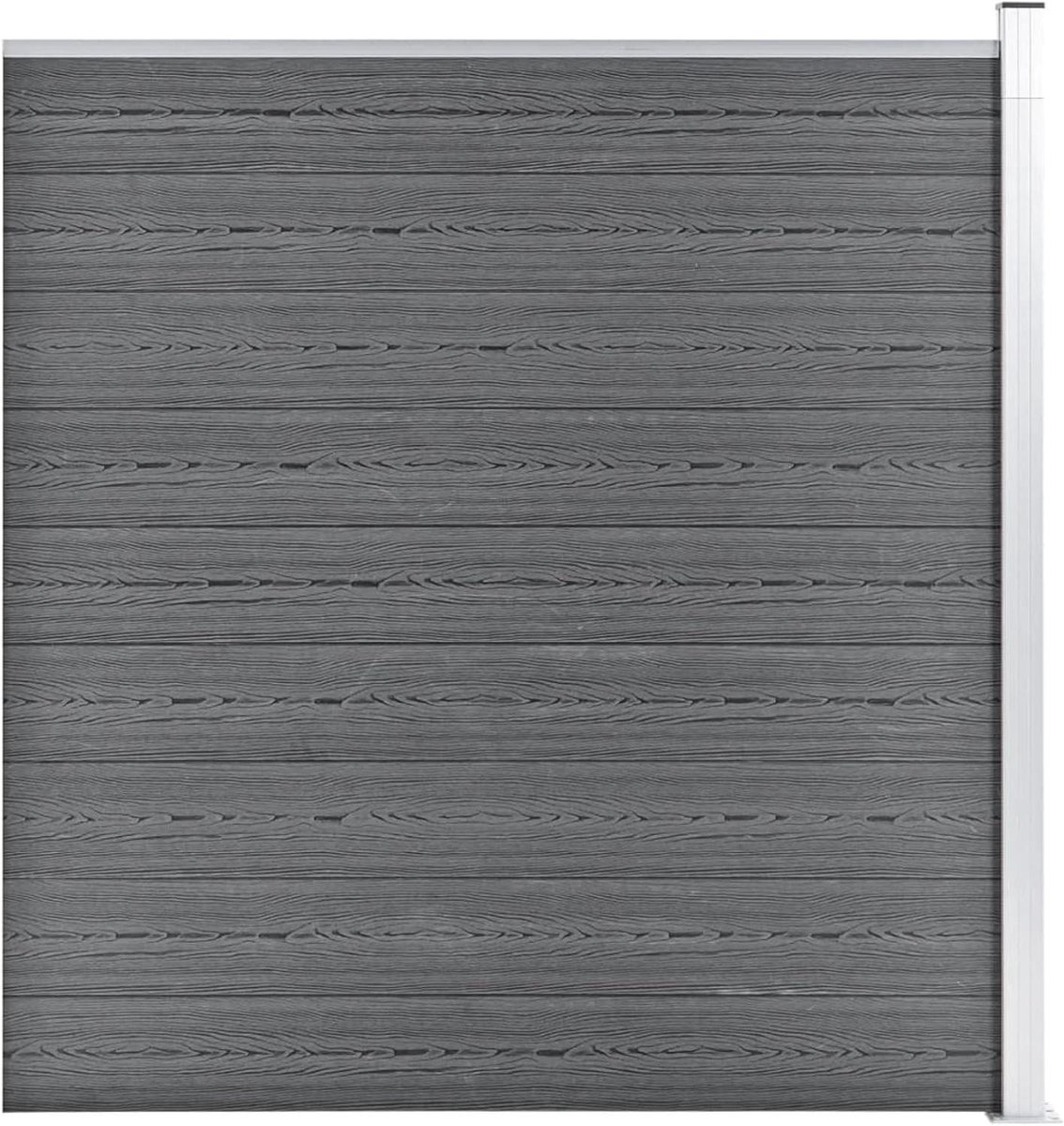 Tuinafscherming Paneel - Privacy Schutting - Tuin Afscheiden - Modulair Systeem - 175 x 186 cm - Grijs