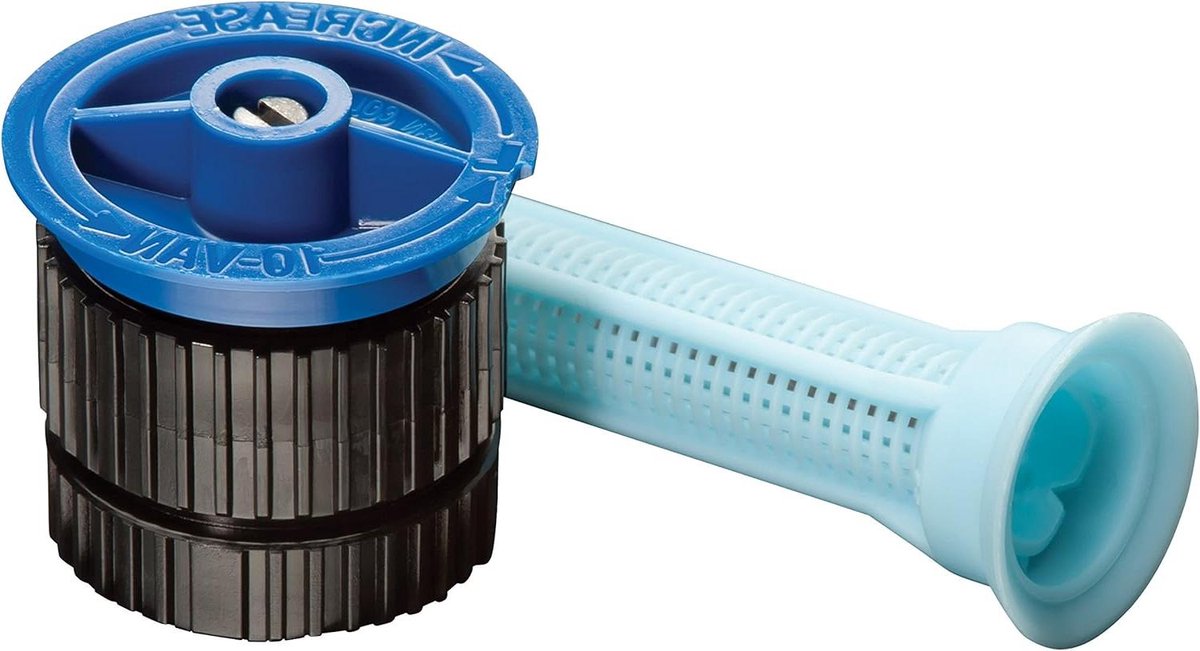 Van-sproeikoppen - Instelbare sproeiers - Gazon bewateren - Sector instelbaar - 10 stuks - Blauw