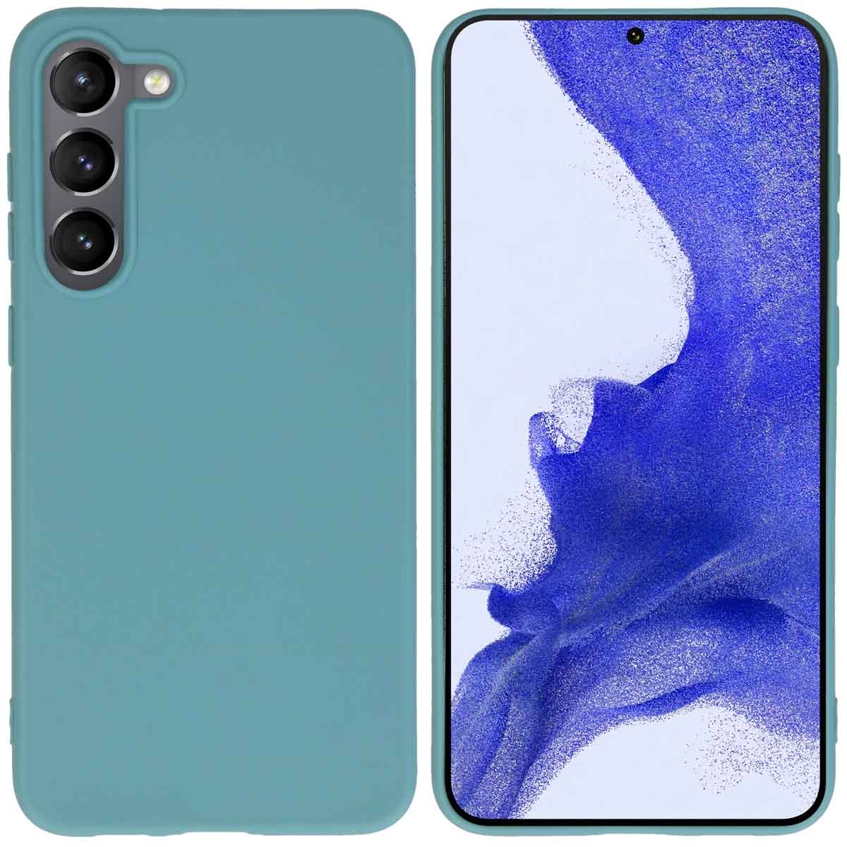 imoshion Hoesje - Geschikt voor Samsung Galaxy S23 Plus - Color Backcover - Donkergroen