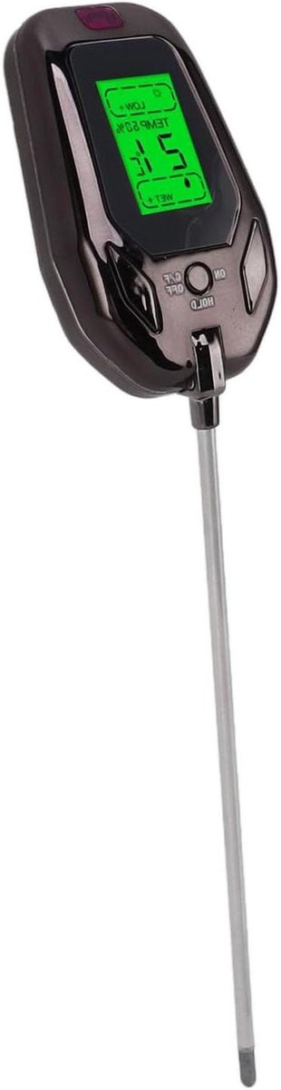 JEOZBM Bodemvochtigheidsmeter, pH-bodemmeter, 5-in-1 bodemtester voor tuinieren en landbouw