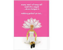 Brainbox Candy Bold & Bright - Hilariously Funny A5 Notebook - 'Inner Peace' - Perfect Bound - Feint Lined - Cheeky Gifts For Her - Women Friends Wife Girlfriend - Sold