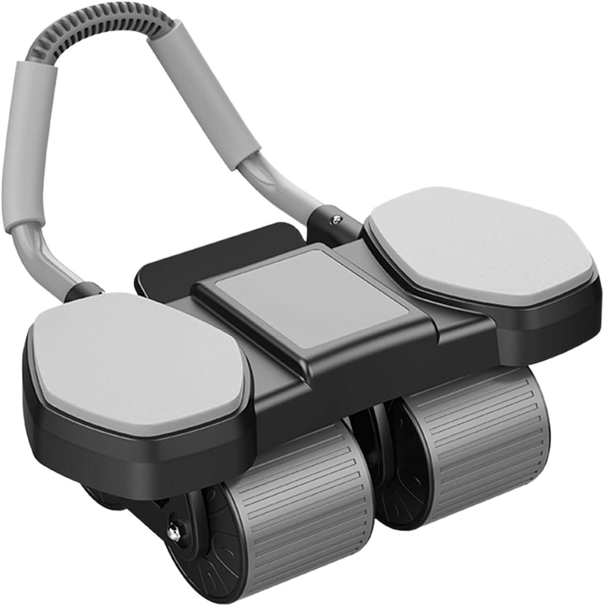 Ab Roller Oefenwiel, Vier Wielen Met Elleboogondersteuning, Automatisch Rebound Buikwiel Voor Core Abdominale Buikspieren, Buiktrainer Core Krachttraining Thuis Fitness Apparatuur