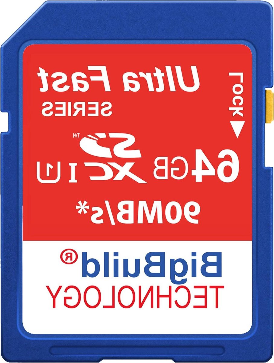 Geheugenkaart - SDXC kaart - Foto en video - Hoge snelheid 90MB/s - 64 GB - Zwart