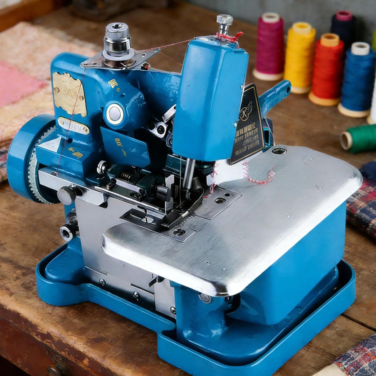 Overlockmachine - Lockmachine Naaimachine - Thuis Naaien - Automatisch Trimmen - 3000 Steken Minuut - Groen