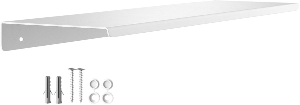 Wandplank HOVER-V 450x130x30mm wit