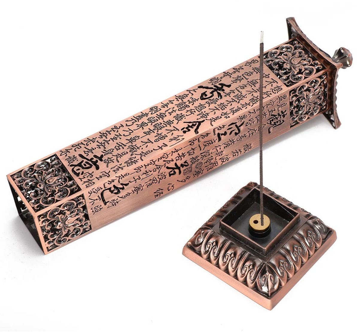 Tyenaza Incense Burner - Retro Hart Sutra Kruidencentrum voor Yoga en Meditatie