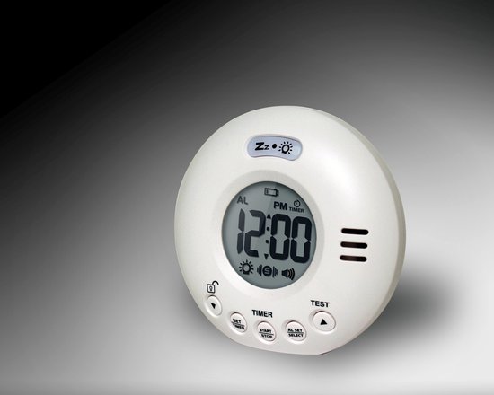 Geemarc Wake 'n' Shake Voyager reiswekker – met trillingen – 75dB