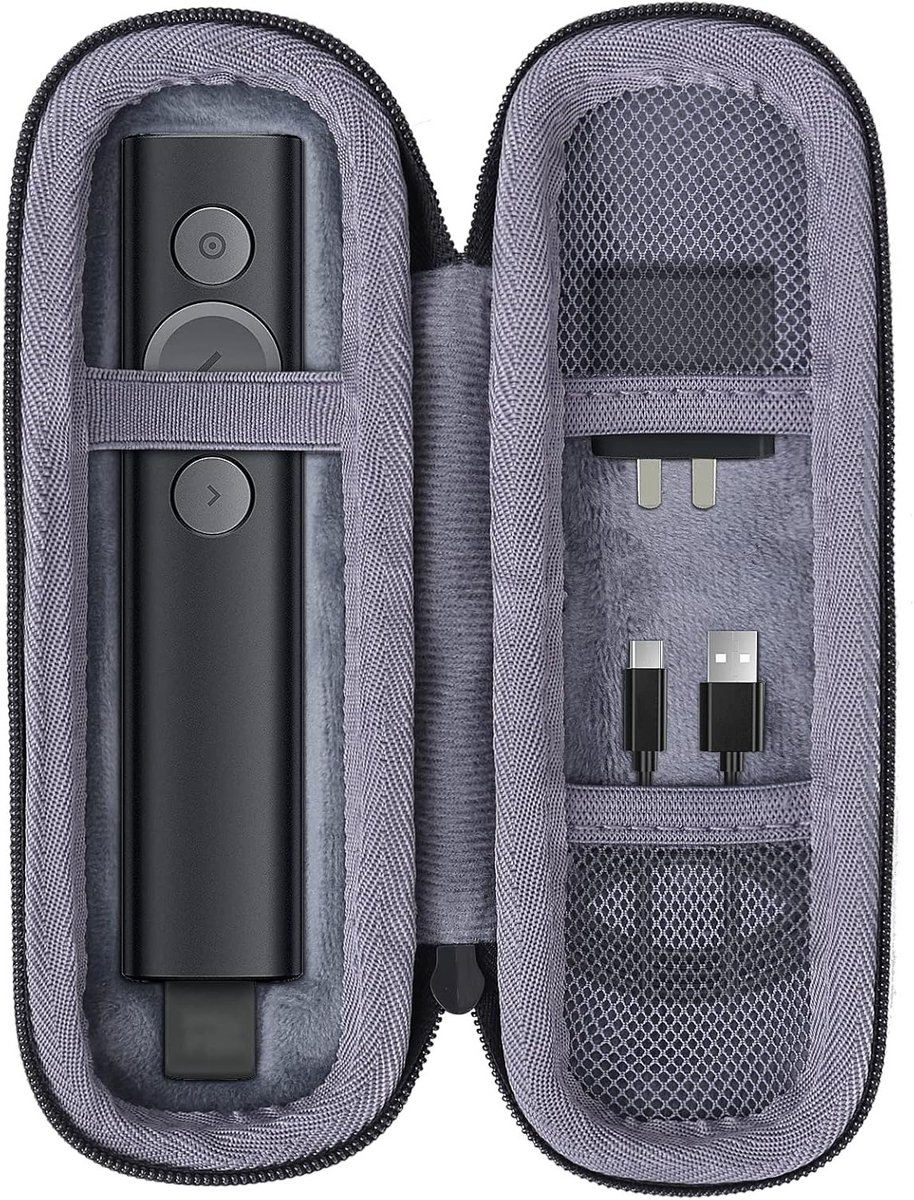 Duurzame Hard Case voor Logitech Spotlight Presentatie Afstandsbediening - Bescherming, Opbergruimte en Reisgemak