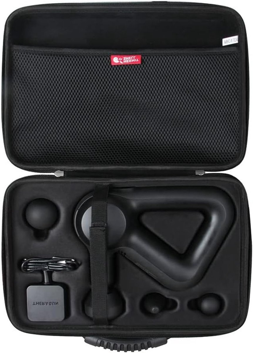 Hard Travel Case voor Theragun Prime - Bescherming voor Percussieve Therapie Massage Gun, Ideaal voor Diepe Spierbehandeling en Reizen