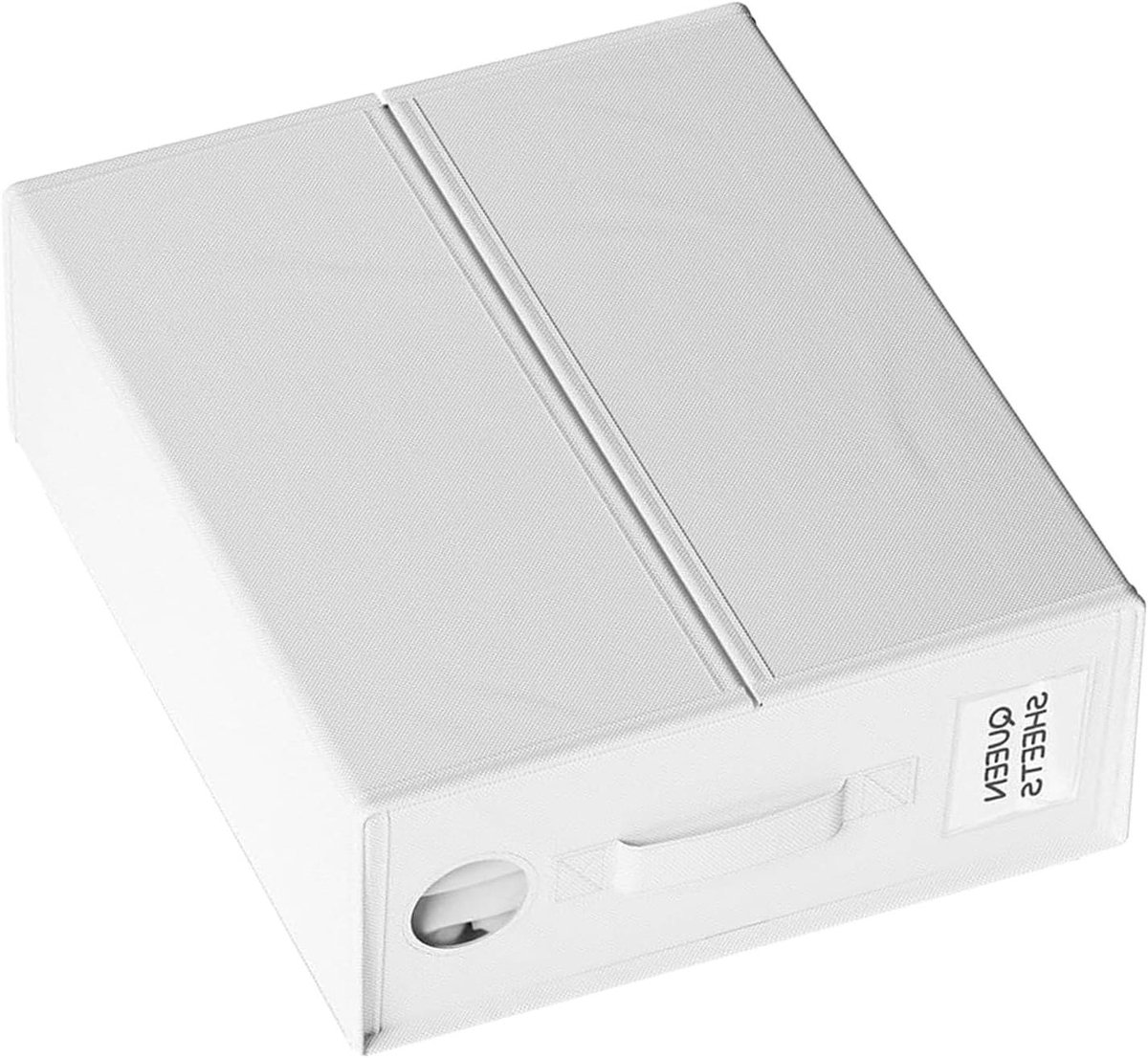Beddengoed Organizer - Opbergdoos Linnen - Ruimte Besparen - Stofdicht Venster - 38 cm - Beige