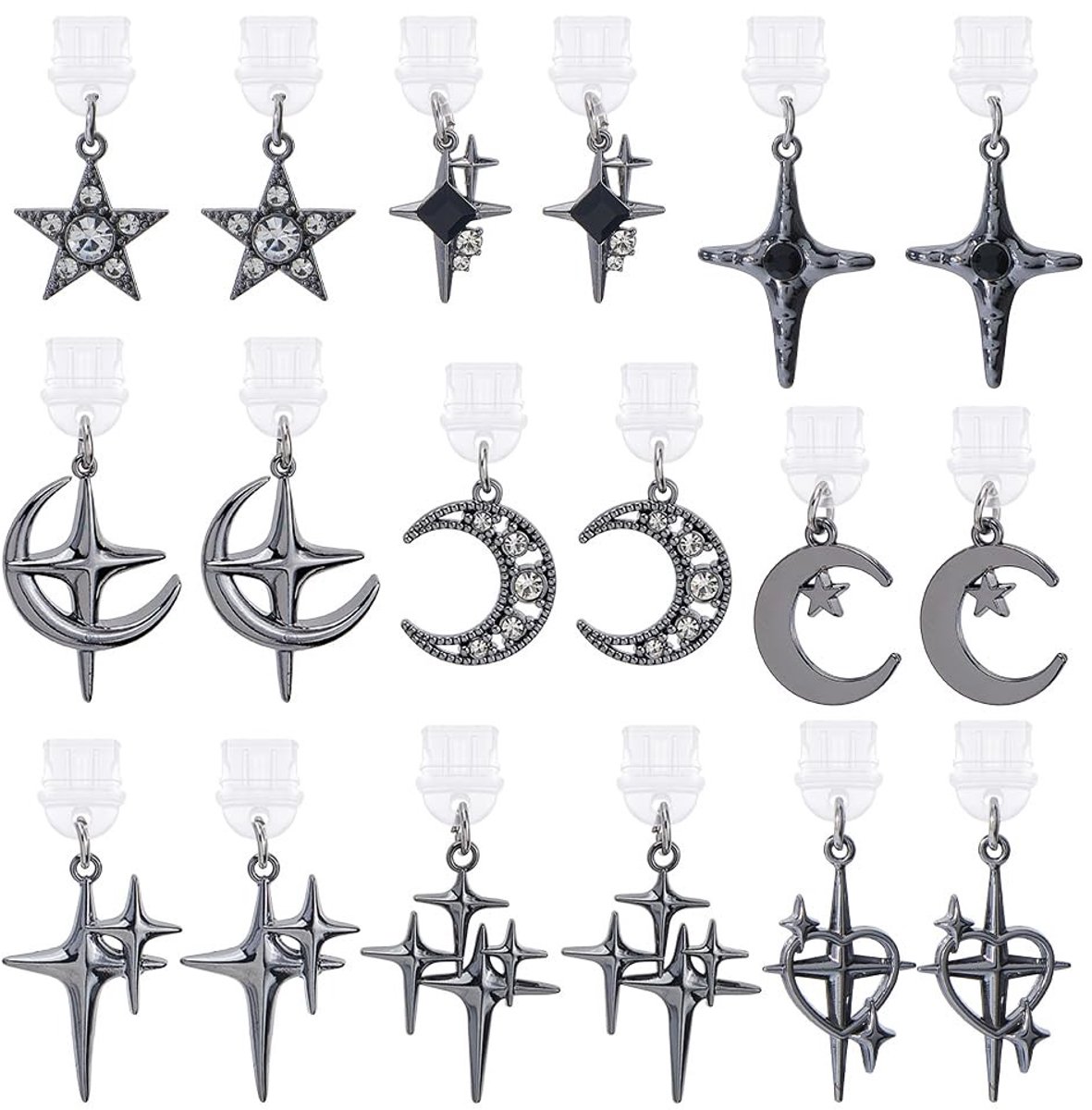 Cosensi - Dailygoods - Set van 10 Stofpluggen Type C met Hemelse Charms