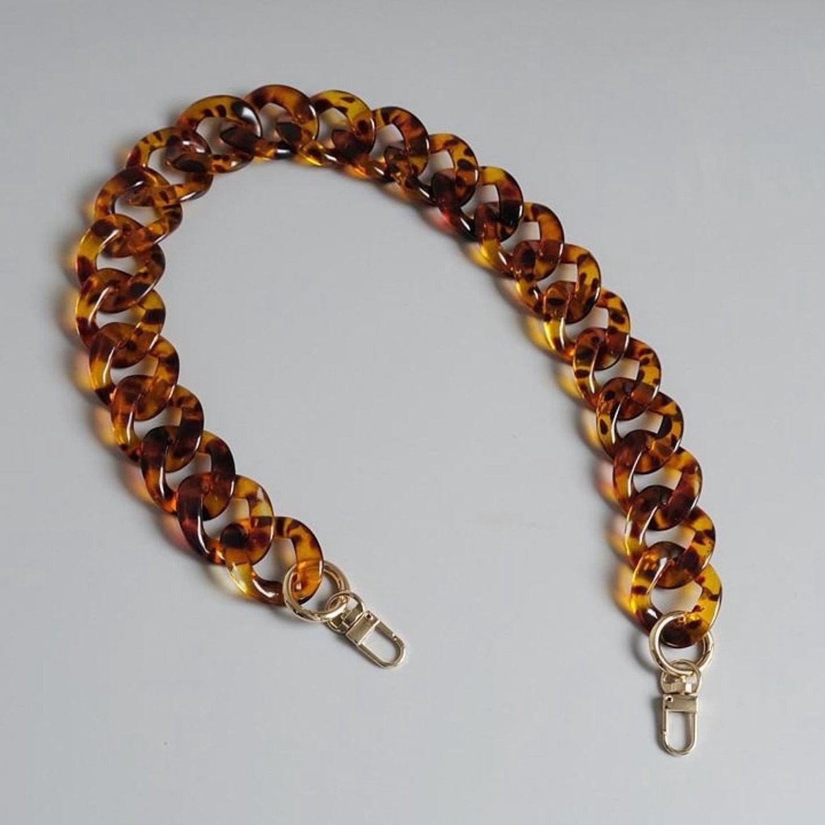 Dames Handtas met Acryl Luipaardpatroon, Brede Schouderband en Vervangbare Handgreep, Ideaal voor Dagelijks Gebruik en Modeaccessoire, Lengte 60 cm