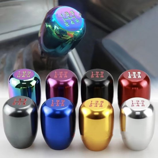 Versnellingshendelknop - Pookknop Auto - Soepel Schakelen - Universele Pasvorm - 5 Snelheden - Blauw — afbeelding 4
