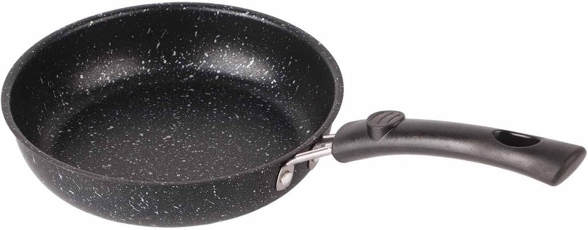 Koekenpan Set - Koekenpannen Non-stick - Snel Koken - Snelle Warmtegeleiding - Set van 2 - Zwart