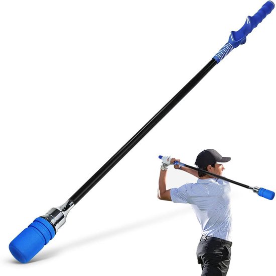 Golf Swing Trainer - Oefenstaaf Golf - Swing Verbeteren - Geluidsfeedback Correctie - 81 cm Pakket - Blauw van GOLF — afbeelding 3