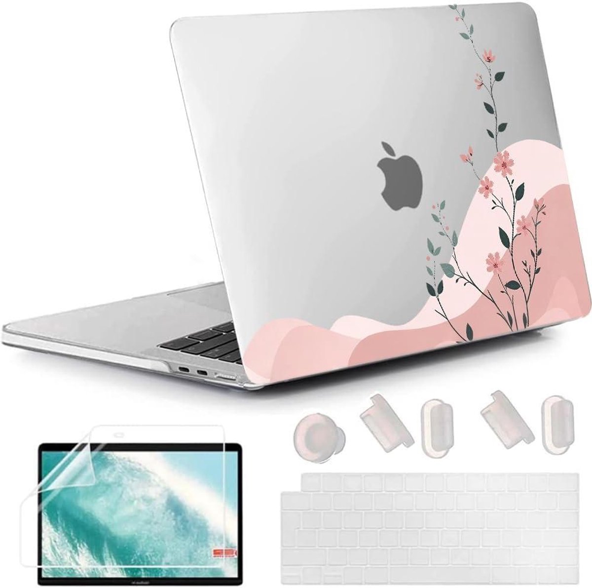 Laptop Beschermhoes - Harde Case - Dagelijks Gebruik - Precisie Pasvorm - 13 inch - Transparant