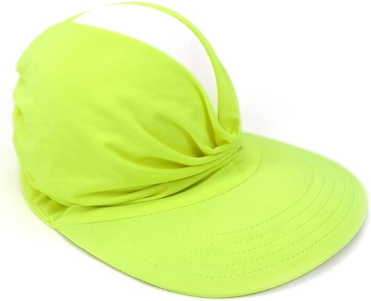 Zonnehoed Dames - Strandhoed - Bescherming tegen zon - Brede rand - 30 x 20 x 10 cm - Mintgroen