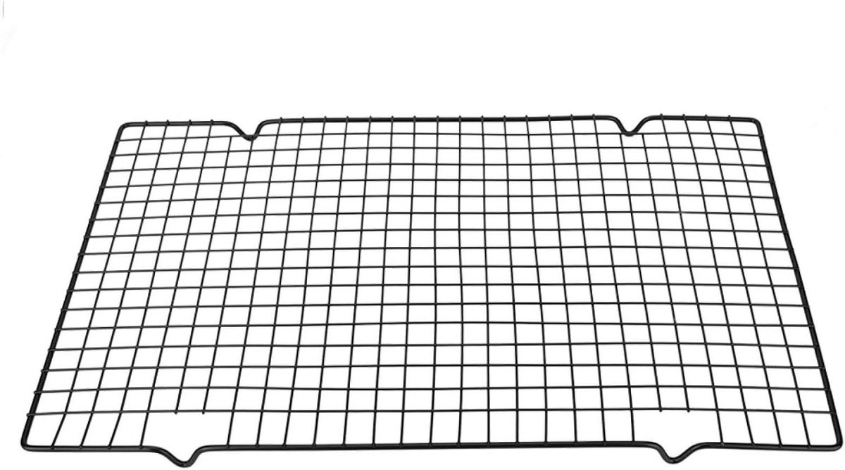 Barbecue Grillnet - BBQ Mat - Buiten Koken - Duurzaam Metaal - 40 x 25 cm - Zilver