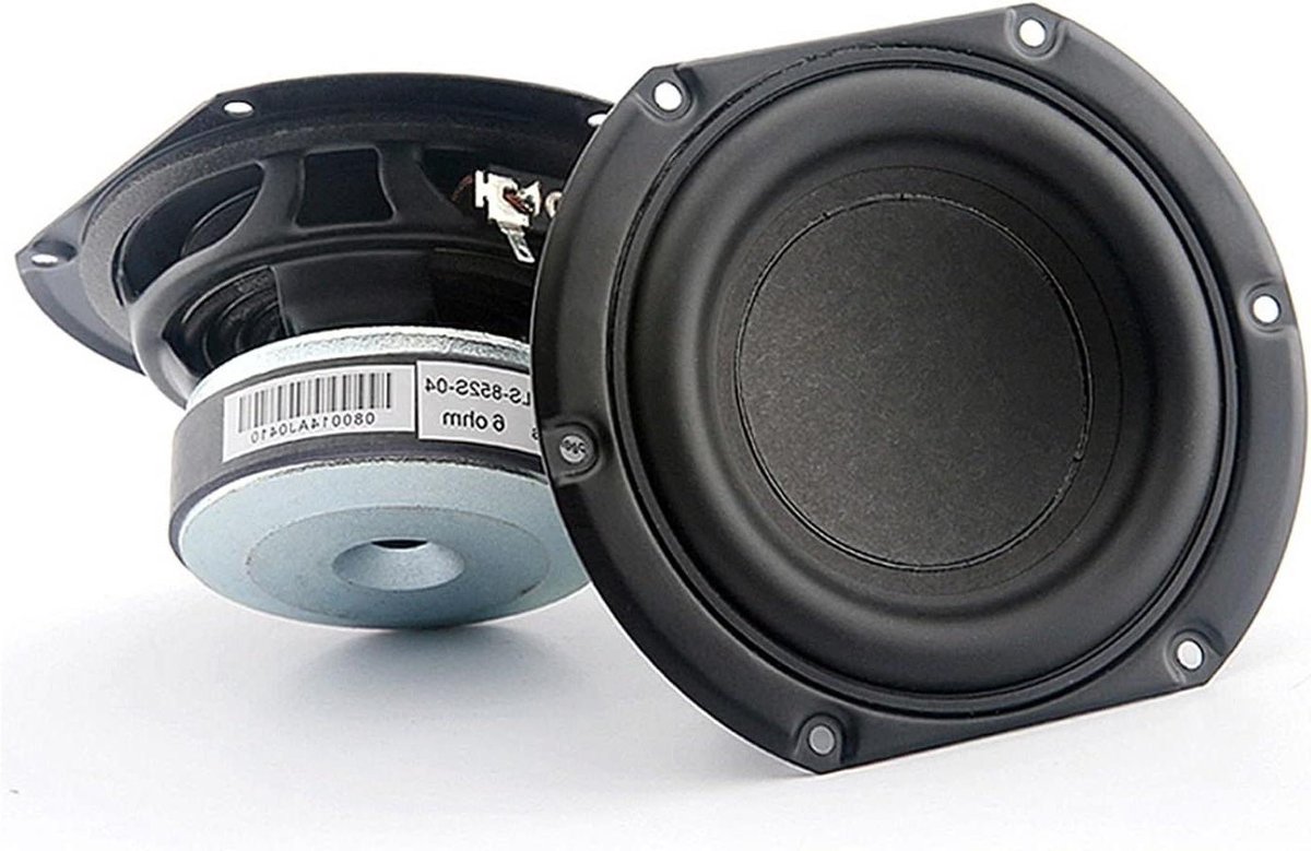 Bas Speaker Driver - Muziek Luidspreker - Thuis Theater - Hoge Resolutie Geluid - 4 Inch - Zwart