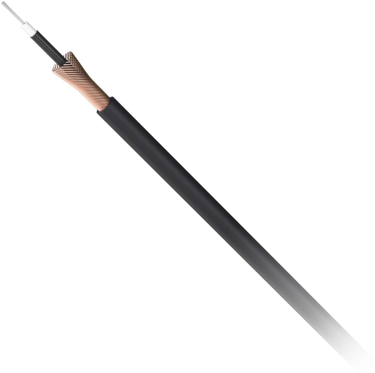Instrument Kabel - Gitaar Kabel - Muziek Maken - Dubbele Afscherming - Per Meter - Zwart
