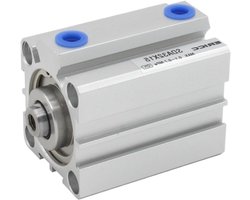 Luchtcilinder - Persluchtcilinder - Industriële Automatisering - Variabele Slaglengte - 50 mm Boring - Zilverkleurig