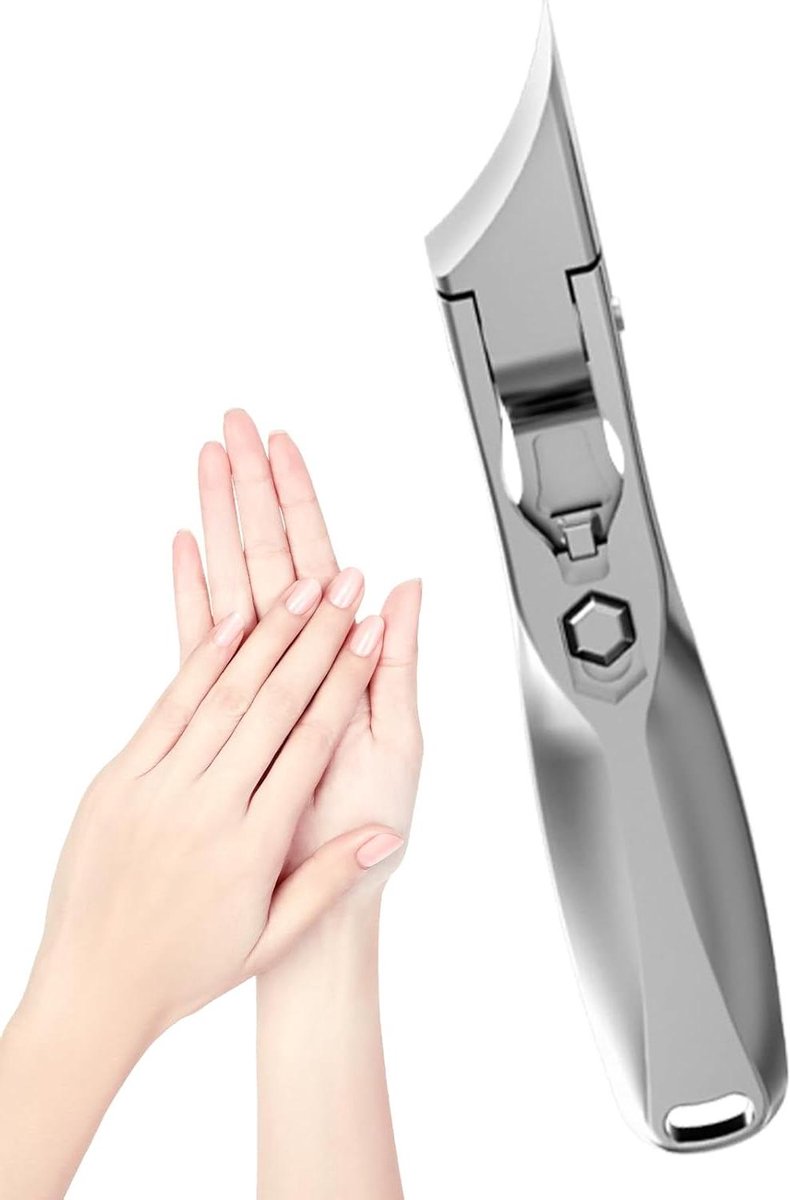 Teennagelschaar - Nagelverzorging - Dagelijks Gebruik - Spatvrij Ontwerp - 11 cm - Zilver