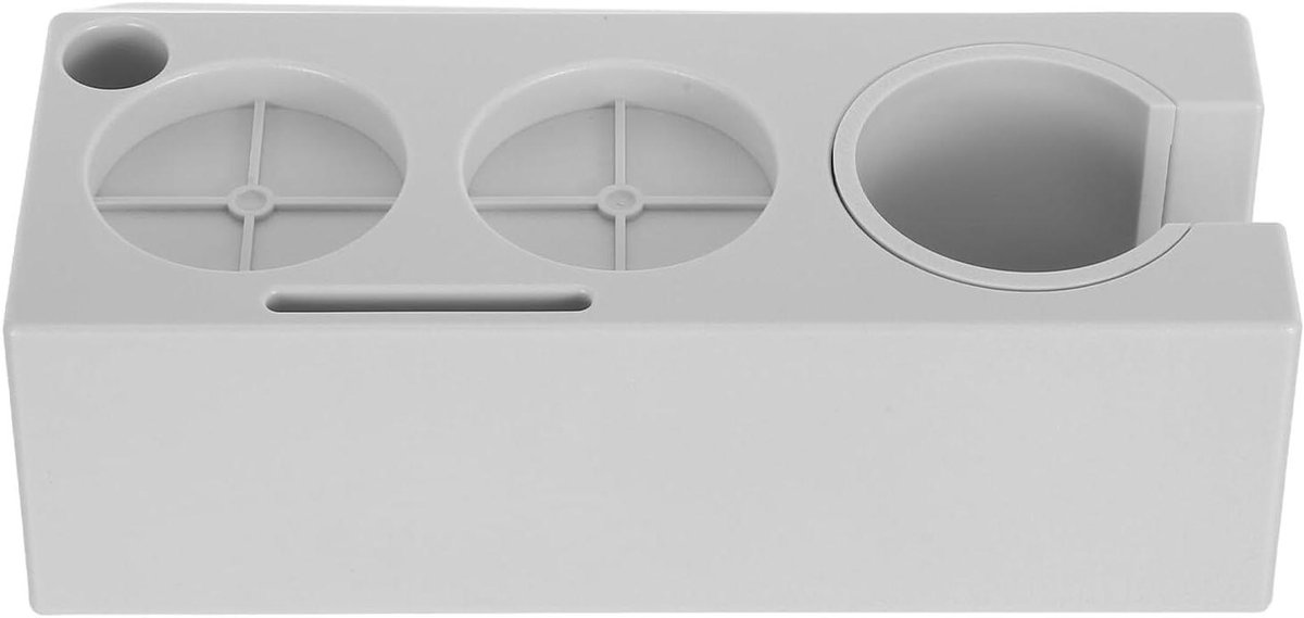 Koffie Portafilter Rek - Tamper Station - Espresso Bereiding - Geïntegreerde Opbergoplossing - 24 x 95 cm - Wit