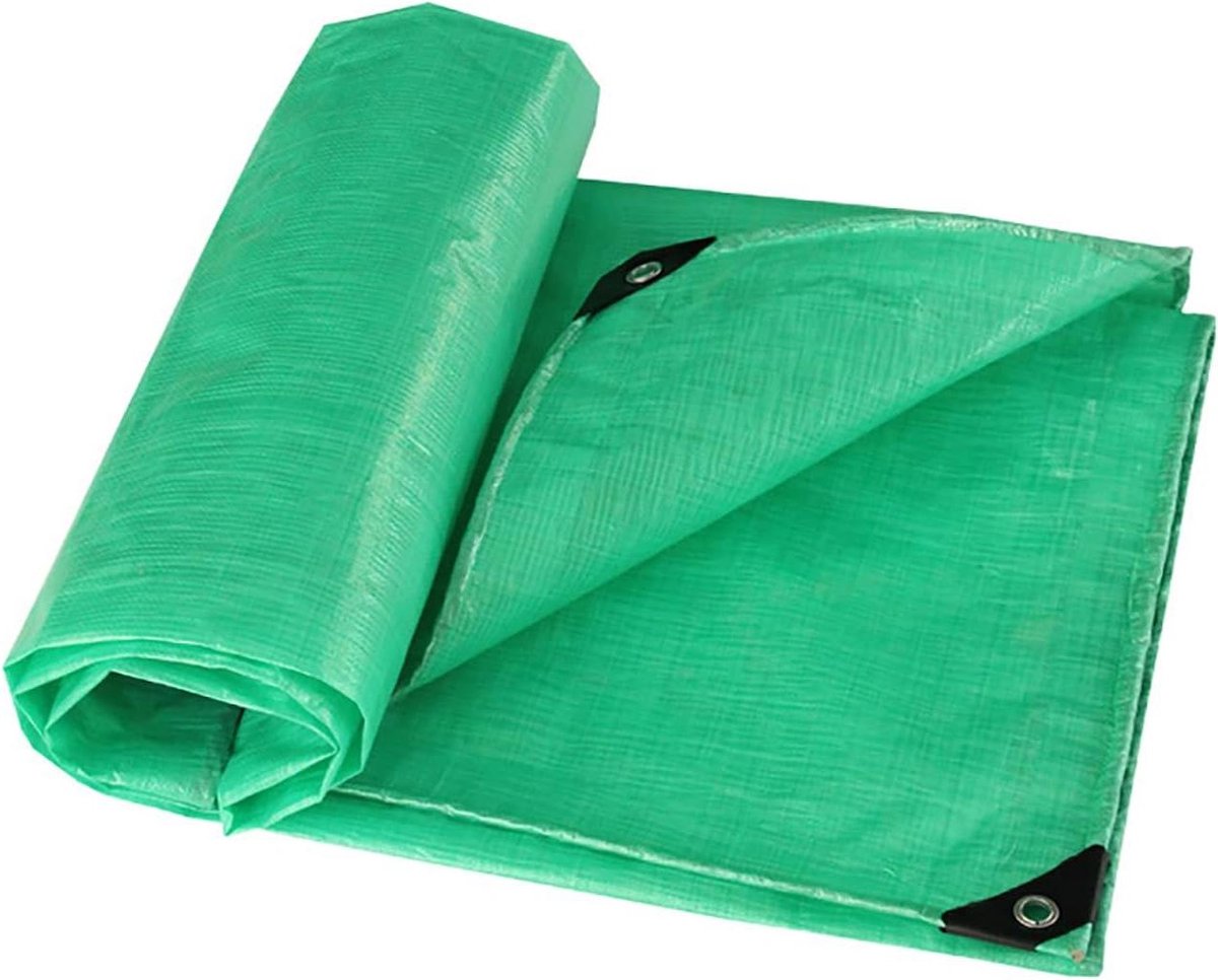 Dekzeil Voor Buiten - Afdekzeil Zeildoek - Bescherming Tuinmeubelen - Waterdicht en Scheurvast - 160 x 220 cm - Groen