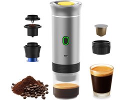 AHD® Draagbare Koffiemachine - Blender To Go - Draagbare Blender - Wit - ‎27cm x 9cm x 9cm