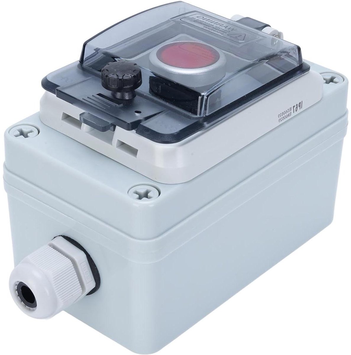 Noodstop Knop - Veiligheidsschakelaar - Industriële Veiligheid - IP67 Waterdicht - 154 mm - Rood