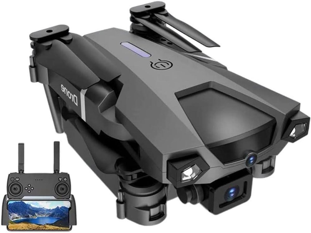 Mini Drone - Vliegend Speelgoed - Kinderen Vliegen - Obstakel Vermijding - 25cm Gevouwen - Zwart