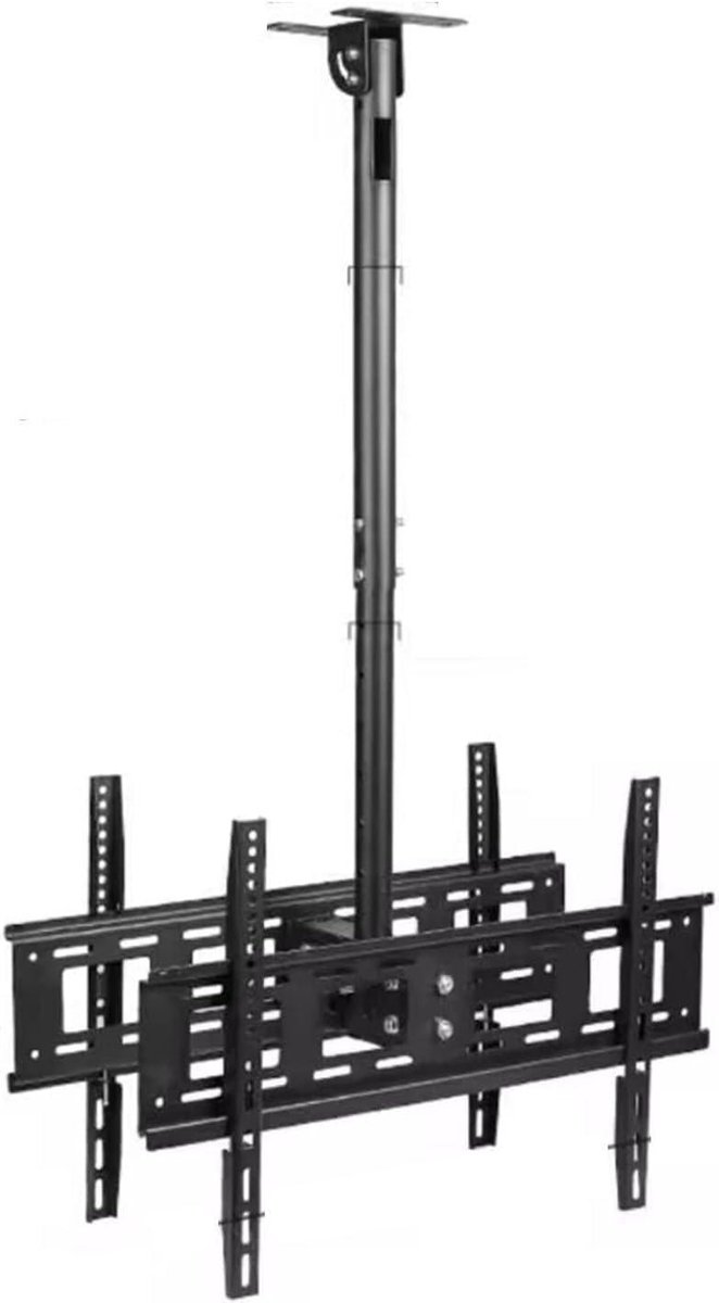 TV muurbeugel - TV-steun plafond - Ruimte besparen - Verstelbare kijkhoek - 32-75 inch - Zwart