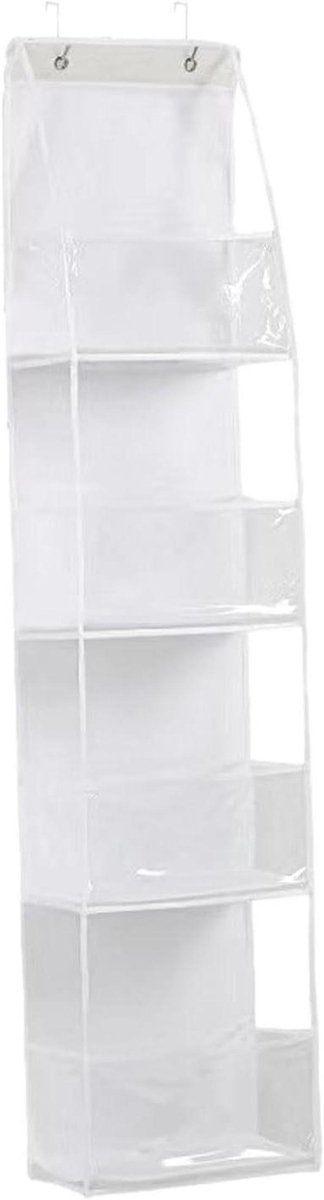 Deur Organizer - Opbergrekje - Ruimte Besparen - Eenvoudige Installatie - 4-laags 130cm - Wit