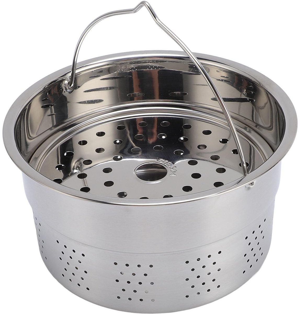 Dailygoods - Stoompot van Roestvrij Staal voor Koken met TM5 en TM6