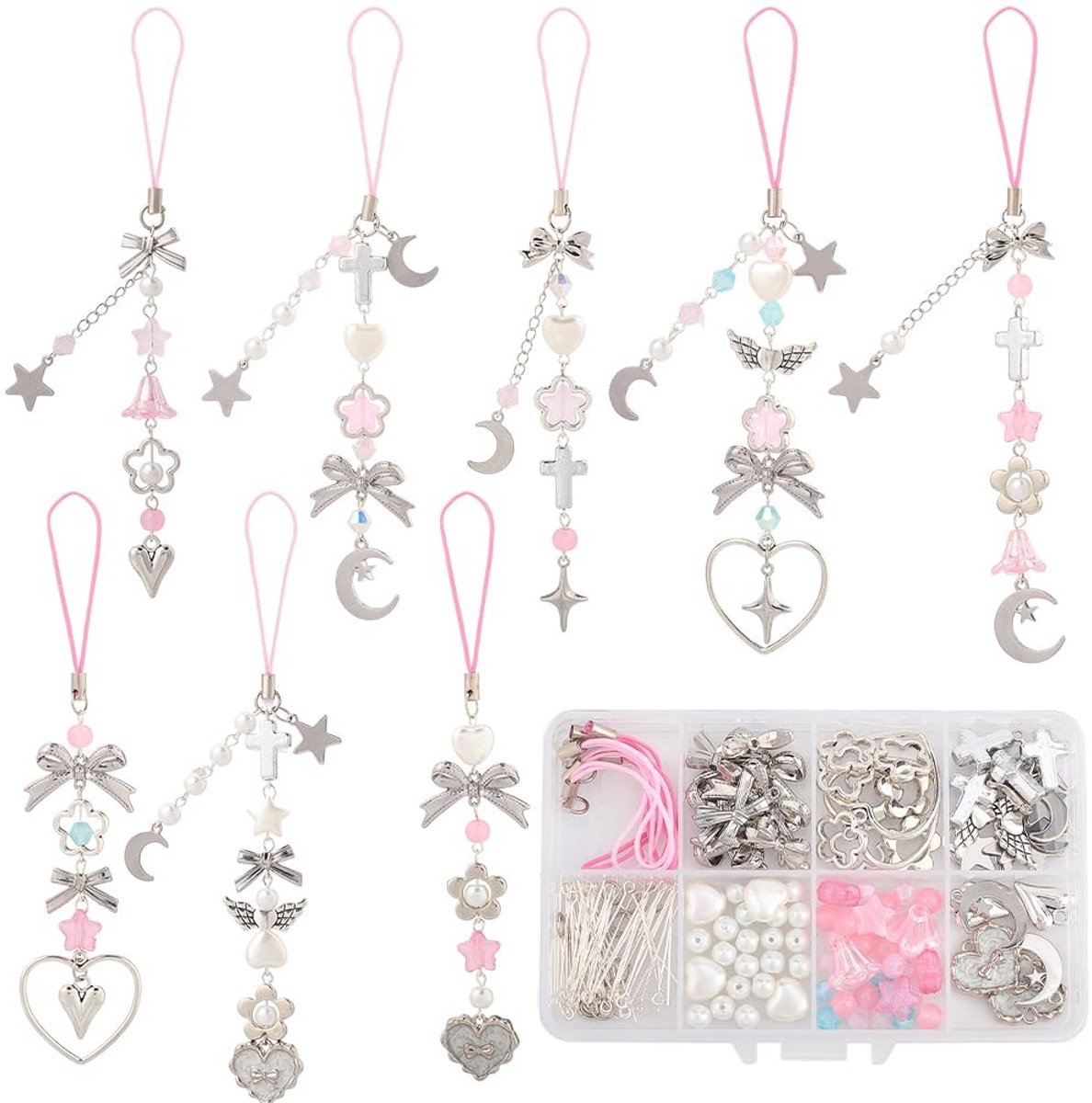 Dailygoods - DIY Telefoon Charm Kit met Kawaii Ontwerp