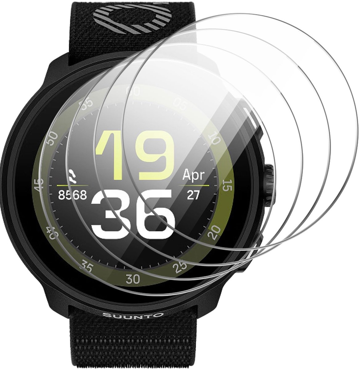Dailygoods - Cosensi - Dailygoods - 4 Stuks Gehard Glas Screenprotector voor Suunto Run
