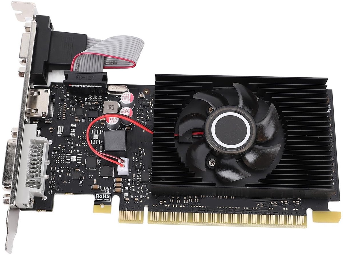 Dailygoods - GT 210 1GB DDR3 Grafische Kaart met Silent Cooling