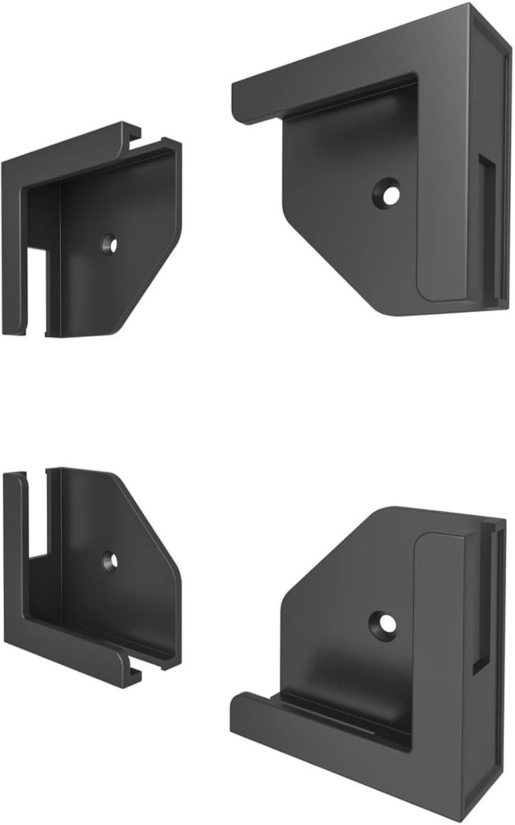 Dailygoods - Set van 2 Universele Muurbeugels voor Tablets en Smartphones