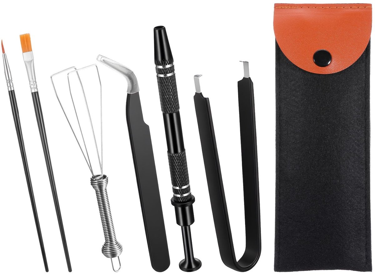 Dailygoods - Toetsenbord Verwijder Tool Kit Set met Keycap Puller en Reinigingsborstel