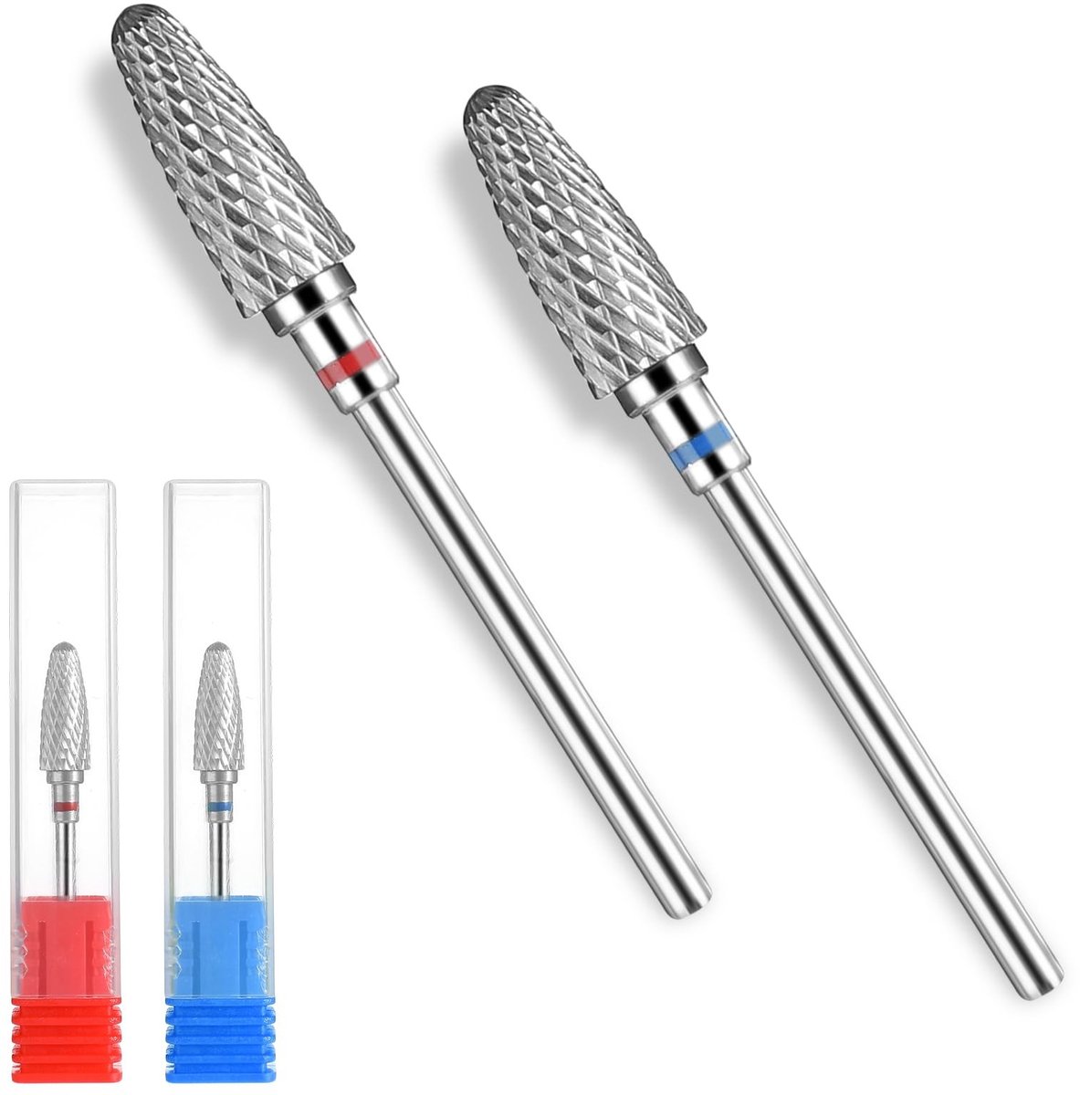 Dailygoods - 2 Stuks Nagelfrees met Wolfraamstaal voor Manicure