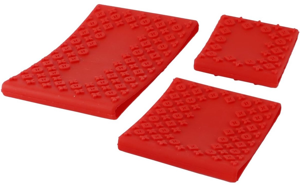 Dailygoods - Set van 3 Antislip Tondeusegrepen met Siliconen